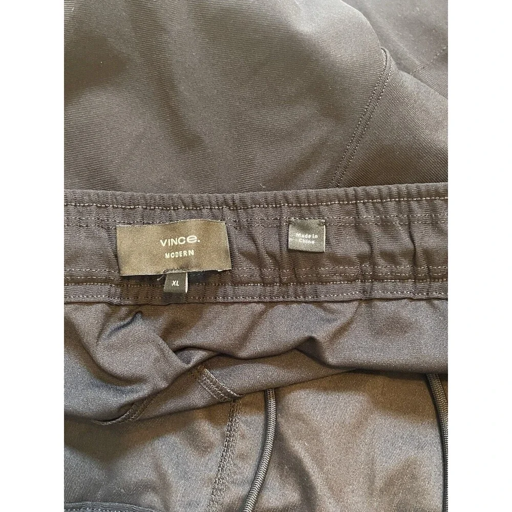 Vince Men Modern Pull-On Jogger Short In Black Sz XL New
